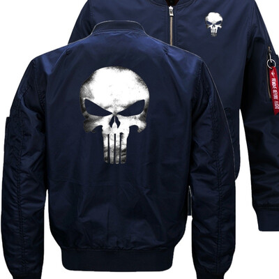 punisher skull Bomber Flight Flying Jacket Winter thicken Warm Zipper Men Jackets Anime Mens Casual Coat
punisher skull Bomber Flight Flying Jacket Winter thicken Warm Zipper Men Jackets Anime Mens Casual Coat
