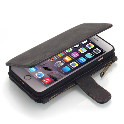 For Apple iPhone 7 Case, AICase Classic Multifunction Premium Zipper Wallet Flip with Detachable Magnetic Removable Phone Slot
For Apple iPhone 7 Case, AICase Classic Multifunction Premium Zipper Wallet Flip with Detachable Magnetic Removable Phone Slot