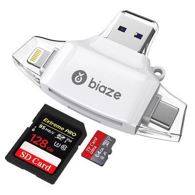 BIAZE mobile phone card reader mini Type-C card reader camera card reader memory card reader connection SLR camera card for TF card A18-grey
BIAZE mobile phone card reader mini Type-C card reader camera card reader memory card reader connection SLR camera card for TF card A18-grey