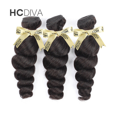 HCDIVA Indian Virgin Hair Loose Wave 3 Pieces Lot 100 Raw Indian Loose Curl Weaving 3 Bundles Deal Natural Black Can Be Colored
HCDIVA Indian Virgin Hair Loose Wave 3 Pieces Lot 100 Raw Indian Loose Curl Weaving 3 Bundles Deal Natural Black Can Be Colored