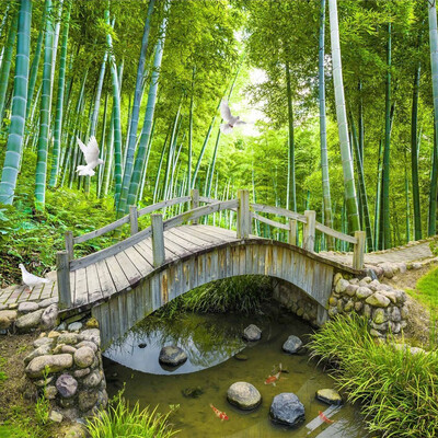 Small Bridges Custom Photo Wallpaper 3D Bamboo Forest Landscape Painting Wall Decoration Living Room Bedroom Wallpaper Mural 3D
Small Bridges Custom Photo Wallpaper 3D Bamboo Forest Landscape Painting Wall Decoration Living Room Bedroom Wallpaper Mural 3D