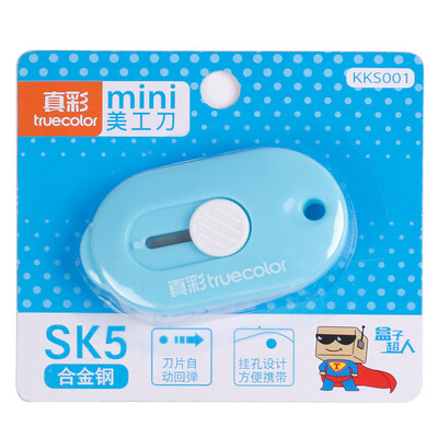 TRUECOLOR blue utility knife wallpaper knife paper knife express open box durable 1 Pack KKS001
TRUECOLOR blue utility knife wallpaper knife paper knife express open box durable 1 Pack KKS001