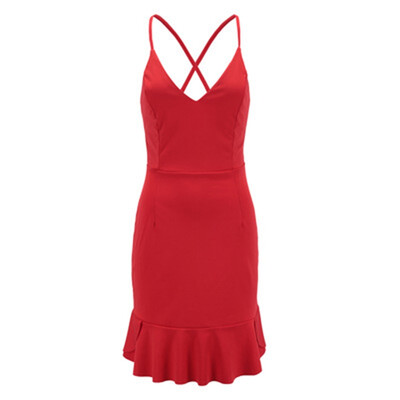 Try Everything Women Backelss Summer Dress 2018 Cotton Red Sexy Spaghetti Strap Bandage Dresses 2018 New Arrivals With Ruffles
Try Everything Women Backelss Summer Dress 2018 Cotton Red Sexy Spaghetti Strap Bandage Dresses 2018 New Arrivals With Ruffles
