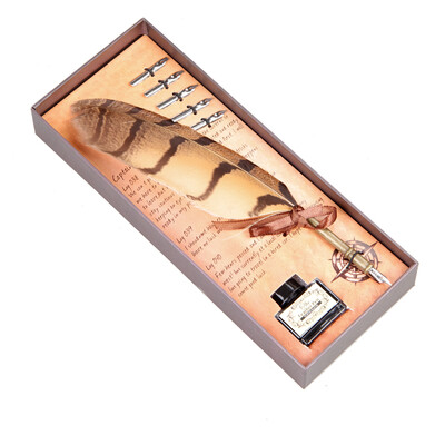 Special Owl Feather Pen Antique Writing Dip Calligraphy Natural Quill Pen Gift with Box
Special Owl Feather Pen Antique Writing Dip Calligraphy Natural Quill Pen Gift with Box