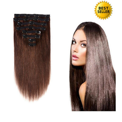 Protea Hair Brazilian Straight Hair Remy Clip In Hair 8pcs Per Bundle Color 4 Virgin Human Hair Extensions
Protea Hair Brazilian Straight Hair Remy Clip In Hair 8pcs Per Bundle Color 4 Virgin Human Hair Extensions
