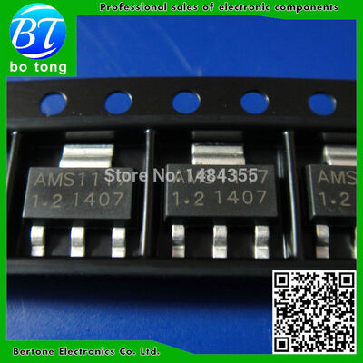 Free Shipping 100PCS/LOT Original AMS1117-1.2V AMS1117-1.2 AMS1117 LM1117 1117 Voltage Regulator We only provide good quality
Free Shipping 100PCS/LOT Original AMS1117-1.2V AMS1117-1.2 AMS1117 LM1117 1117 Voltage Regulator We only provide good quality