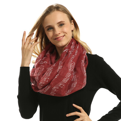 Fashion Loop Shawl Vintage Music Note Sheet Music Piano Note Printed Ring Scarf Snood Women Winter Scarf Echarpes Foulard Femme
Fashion Loop Shawl Vintage Music Note Sheet Music Piano Note Printed Ring Scarf Snood Women Winter Scarf Echarpes Foulard Femme