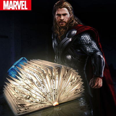 MARVEL Captain America Creative Book Lamp USB Charging DuPont Paper Retro Style Creative Gift Home Ambient Light
MARVEL Captain America Creative Book Lamp USB Charging DuPont Paper Retro Style Creative Gift Home Ambient Light