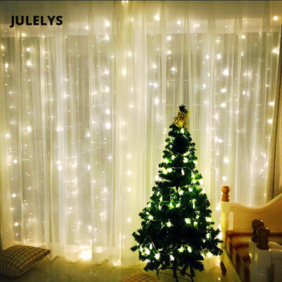 JULELYS 4M x 4M 512 Bulbs LED Icicle Curtain String Lights Christmas Fairy Lights Outdoor For Wedding Holiday Party Home Garden
JULELYS 4M x 4M 512 Bulbs LED Icicle Curtain String Lights Christmas Fairy Lights Outdoor For Wedding Holiday Party Home Garden