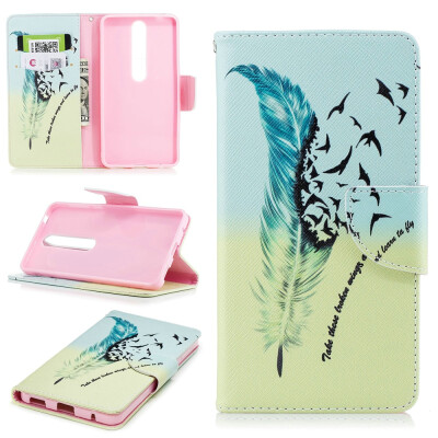 BEFOSPEY Painting PU LeatherSoft TPU Card Slot Stand Wallet Case For Nokia 655"2017
BEFOSPEY Painting PU LeatherSoft TPU Card Slot Stand Wallet Case For Nokia 655"2017