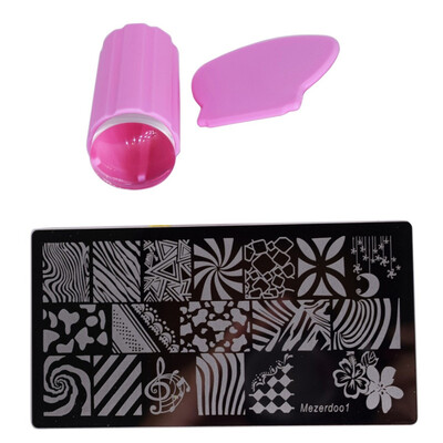 Strip Vines Design Rectangle Stamping Template 126cm Manicure Nail Art Stamp Image Plate Pink Clear Jelly Stamper Scraper Set
Strip Vines Design Rectangle Stamping Template 126cm Manicure Nail Art Stamp Image Plate Pink Clear Jelly Stamper Scraper Set