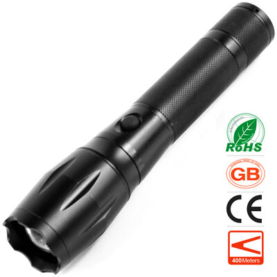 Zoom LED Flashlight CREE T6 High Power Telescopic 18650 Rechargeable Torch 1000 Lumens 10W Waterproof Portable Light
Zoom LED Flashlight CREE T6 High Power Telescopic 18650 Rechargeable Torch 1000 Lumens 10W Waterproof Portable Light