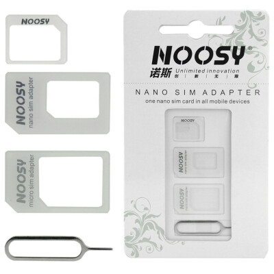 

Преобразование Nano в Micro или стандартный набор адаптеров 4-в-1 SIM-карты