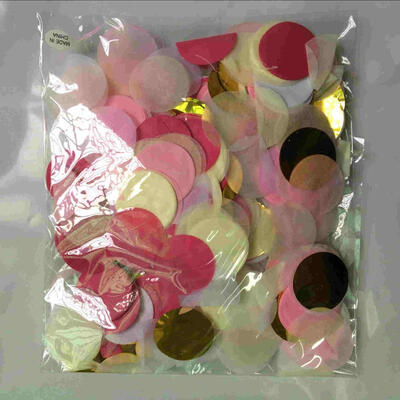 Biodegradable 25CM Paper Confetti for Holiday Anniversary Birthday Graduation Wedding Bridal & Baby Parties Circles 30G
Biodegradable 25CM Paper Confetti for Holiday Anniversary Birthday Graduation Wedding Bridal & Baby Parties Circles 30G