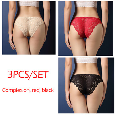 Lace Hollow Low-Rise Panties For Women Brief Sexy Ultra-thin Underwear Girl Seamless Breathable Panties
Lace Hollow Low-Rise Panties For Women Brief Sexy Ultra-thin Underwear Girl Seamless Breathable Panties
