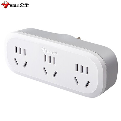 Bull BULL GN-9330 one turn three socket conversion plug power converter 3 bit wireless conversion socket
Bull BULL GN-9330 one turn three socket conversion plug power converter 3 bit wireless conversion socket