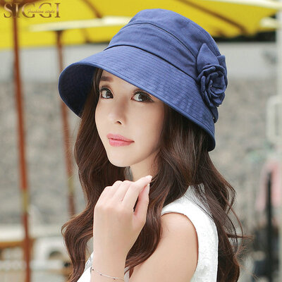Siggi SI89314 hat female summer Korean version of the tide foldable visor elegant sunscreen UV protection sun hat navy 57CM
Siggi SI89314 hat female summer Korean version of the tide foldable visor elegant sunscreen UV protection sun hat navy 57CM