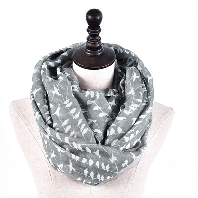 JeouLy Infinity Scarves Women White Bird lady loop scarf autumn shawl ring tube scarf female circle
JeouLy Infinity Scarves Women White Bird lady loop scarf autumn shawl ring tube scarf female circle