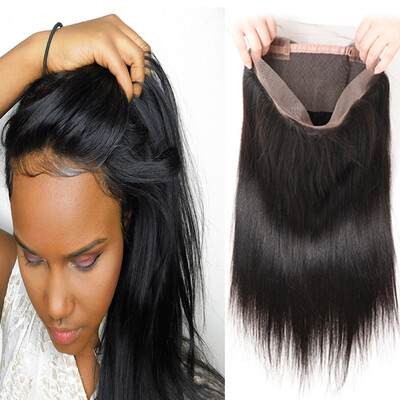 360 Lace Frontal Closure Straight Peruvian Remy Human Hair Pre Plucked Natural Hairline With Baby Hair Free Shipping
360 Lace Frontal Closure Straight Peruvian Remy Human Hair Pre Plucked Natural Hairline With Baby Hair Free Shipping