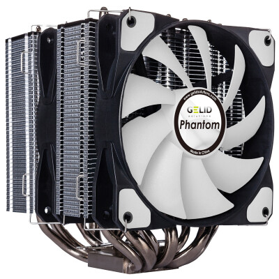 GELID Phantom White Phantom 2 generation double tower 7 heat pipe CPU radiator heat pipe nickel plating 7 heat pipe multi-platform 2011115XAM412cm double fan
GELID Phantom White Phantom 2 generation double tower 7 heat pipe CPU radiator heat pipe nickel plating 7 heat pipe multi-platform 2011115XAM412cm double fan