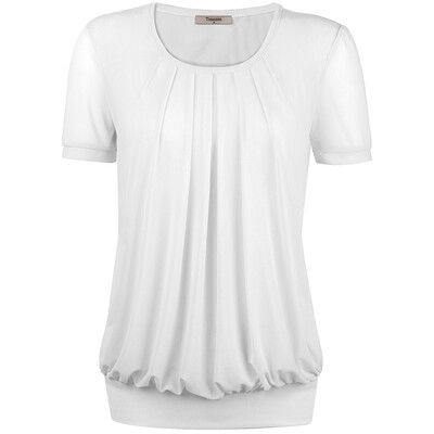 Timeson Plus Size Chiffon T Shirt Women Short Sleeve O Neck Female T-shirt Tops 2018 Summer Casual Loose Ruched Tee Shirt Femme
Timeson Plus Size Chiffon T Shirt Women Short Sleeve O Neck Female T-shirt Tops 2018 Summer Casual Loose Ruched Tee Shirt Femme