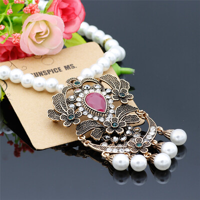 New Turkish Women Hollow Flower Pendant Strand Necklace Antique Gold Color Resin Bead Long Dangle Necklace Bohemia Retro Bijoux
New Turkish Women Hollow Flower Pendant Strand Necklace Antique Gold Color Resin Bead Long Dangle Necklace Bohemia Retro Bijoux