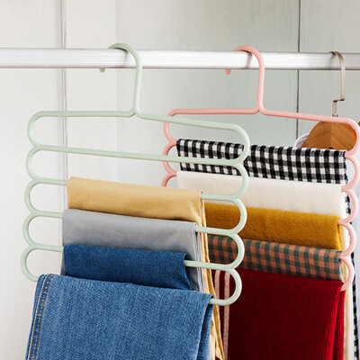 5 Tier Iron Racks Shape Trousers Hanger Clothing Wardrobe Storage Organization Drying Hanger 1PC
5 Tier Iron Racks Shape Trousers Hanger Clothing Wardrobe Storage Organization Drying Hanger 1PC
