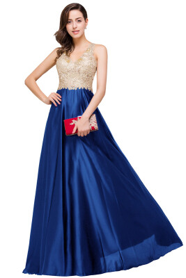 Sexy Open Back Gold Lace Beaded Black Chiffon Prom Dress Real Image Cheap Evening Dresses
Sexy Open Back Gold Lace Beaded Black Chiffon Prom Dress Real Image Cheap Evening Dresses