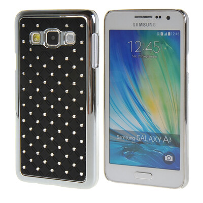 MOONCASE Galsxy A3 Case Hard Luxury Chrome Rhinestone Bling Star Back Case Cover for Samsung Galsxy A3 Black
MOONCASE Galsxy A3 Case Hard Luxury Chrome Rhinestone Bling Star Back Case Cover for Samsung Galsxy A3 Black