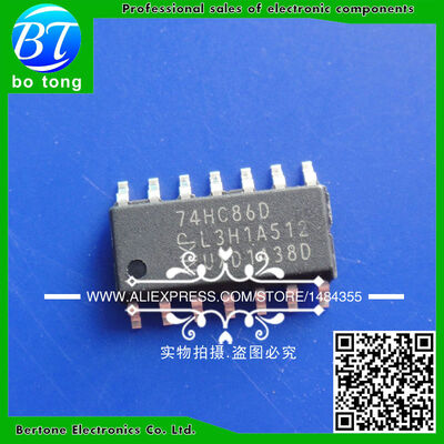 Free shipping 50pcs SMD logic ics 74HC86 74HC86D SN74HC86D SOP14 
Free shipping 50pcs SMD logic ics 74HC86 74HC86D SN74HC86D SOP14