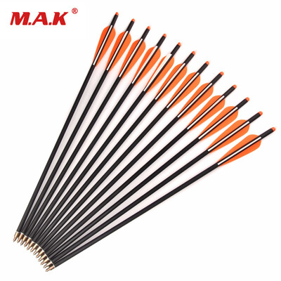 12 pcs Mixed Carbon Crossbow Arrow Length 20 Inch Diameter 88 mm Spine 300 Changeable Arrowheads for Archery Hunting
12 pcs Mixed Carbon Crossbow Arrow Length 20 Inch Diameter 88 mm Spine 300 Changeable Arrowheads for Archery Hunting