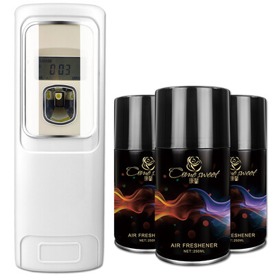 Kang Xin business automatic aerosol dispenser toilet deodorant aroma machine hotel intelligent light sense timing incense spray machine
Kang Xin business automatic aerosol dispenser toilet deodorant aroma machine hotel intelligent light sense timing incense spray machine