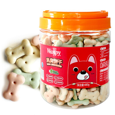 Mysterious (Wanpy) Cookies Pet Snacks Dog Snacks Moore Deodorant Cooking Cookies Cookies 480g
Mysterious (Wanpy) Cookies Pet Snacks Dog Snacks Moore Deodorant Cooking Cookies Cookies 480g