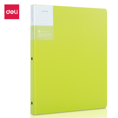 Deli deli color A4 information book file folder folder file management 5152-40 page green
Deli deli color A4 information book file folder folder file management 5152-40 page green