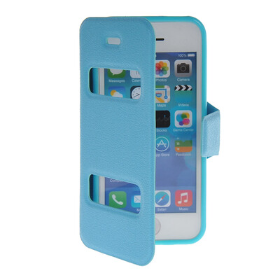 MOONCASE View Window Leather Side Flip Pouch Stand Shell Back Case Cover for Apple iPhone 5C Blue
MOONCASE View Window Leather Side Flip Pouch Stand Shell Back Case Cover for Apple iPhone 5C Blue