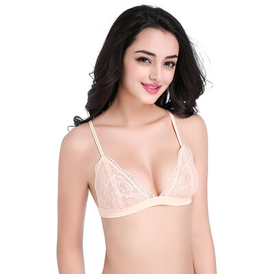 Europe&America ultrathin Sexy lace No steel ring without spongy Triangulation cup Looking small bras
Europe&America ultrathin Sexy lace No steel ring without spongy Triangulation cup Looking small bras