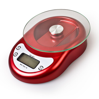 Mocreo Professional Digital Kitchen Food Scale electronic Balance Weight 11lbs/5kg with LCD Display and Batteries Red
Mocreo Professional Digital Kitchen Food Scale electronic Balance Weight 11lbs/5kg with LCD Display and Batteries Red