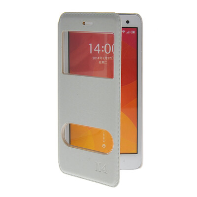 MOONCASE View Window Leather Side Flip Pouch Stand Shell Back Case Cover for XiaoMi Rice MI 4 M4 White
MOONCASE View Window Leather Side Flip Pouch Stand Shell Back Case Cover for XiaoMi Rice MI 4 M4 White
