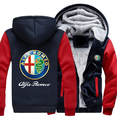 2018 New hot sale New Alfa Romeo fashion plus velvet thick hooded sweater autumn&winter zipper cardigan jacket
2018 New hot sale New Alfa Romeo fashion plus velvet thick hooded sweater autumn&winter zipper cardigan jacket
