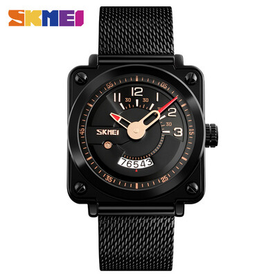 SKMEI Luxe Creative Quartz heren Horloges Fashion Zwart Rvs Mesh Band Casual Horloge Mannen Klok Relogio Masculino
SKMEI Luxe Creative Quartz heren Horloges Fashion Zwart Rvs Mesh Band Casual Horloge Mannen Klok Relogio Masculino