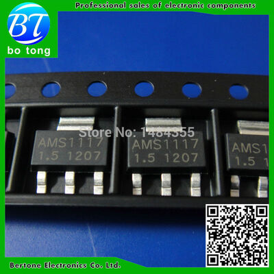Free Shipping 100PCSLOT SOT-223 AMS1117-15V AMS1117-15V AMS1117 LM1117 1117 Voltage Regulator We only provide good quality
Free Shipping 100PCSLOT SOT-223 AMS1117-15V AMS1117-15V AMS1117 LM1117 1117 Voltage Regulator We only provide good quality