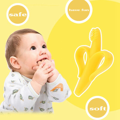 nicerdicer Silicon Banana Bendable Baby Teether Training Toothbrush Toddler Infant Massager
nicerdicer Silicon Banana Bendable Baby Teether Training Toothbrush Toddler Infant Massager