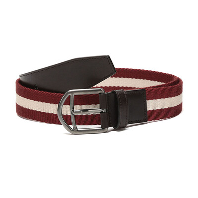 BALLY Bally Mens Red Beige Fabric with Leather Belt Belt NOVO 35 TSP 236 110cm
BALLY Bally Mens Red Beige Fabric with Leather Belt Belt NOVO 35 TSP 236 110cm