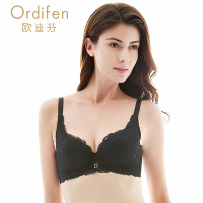 Ou Difen thin section bra lace bra thin section sexy underwear women gathered bra XB7310 black 3885A
Ou Difen thin section bra lace bra thin section sexy underwear women gathered bra XB7310 black 3885A