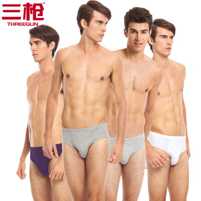 Three Guns Mens Cotton Underwear Soothing Cotton Mens Briefs 4pcs Light Gray Ash Light Gray White Purple
Three Guns Mens Cotton Underwear Soothing Cotton Mens Briefs 4pcs Light Gray Ash Light Gray White Purple