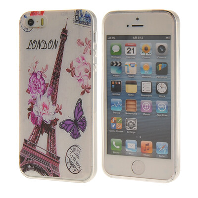 MOONCASE Eiffel Tower Pattern Soft Silicone Gel TPU Flexible Shell Protective Case Cover for Apple iPhone 5G / 5S a06
MOONCASE Eiffel Tower Pattern Soft Silicone Gel TPU Flexible Shell Protective Case Cover for Apple iPhone 5G / 5S a06