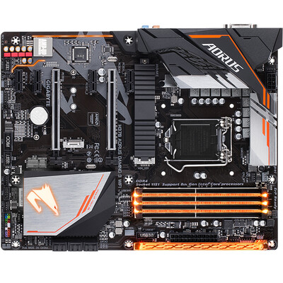 GIGABYTE H370 AORUS GAMING 3 WIFI «Ешьте куриную» материнскую плату (Intel H370 / LGA 1151)
GIGABYTE H370 AORUS GAMING 3 WIFI «Ешьте куриную» материнскую плату (Intel H370 / LGA 1151)