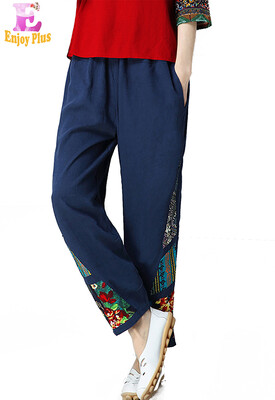 M L XL XXL waist 60-80cm casual cotton linen new summer 2018 long pant women loose flower embroider vintage elastic waist black
M L XL XXL waist 60-80cm casual cotton linen new summer 2018 long pant women loose flower embroider vintage elastic waist black