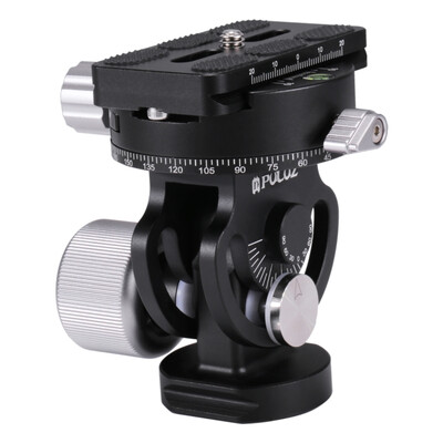 PULUZ 2-Way PanTilt Tripod Head Panoramic Photography Head with Quick Release Plate & 3 Bubble Level
PULUZ 2-Way PanTilt Tripod Head Panoramic Photography Head with Quick Release Plate & 3 Bubble Level