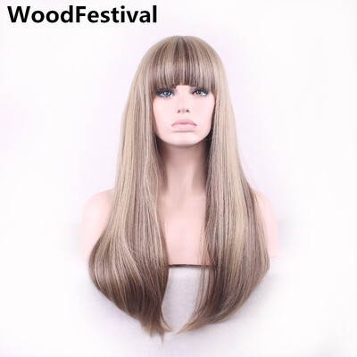 WoodFestival womens synthetic wigs with bangs heat resistant blonde mix color long straight hair wig
WoodFestival womens synthetic wigs with bangs heat resistant blonde mix color long straight hair wig